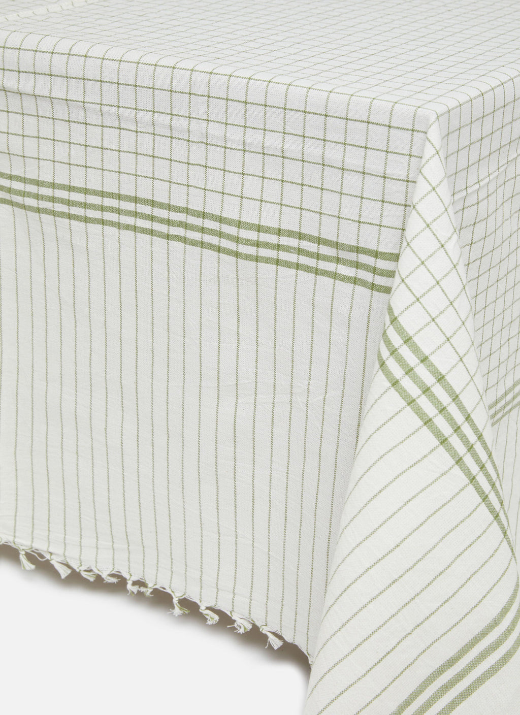 FRENCH LATTICE - Olive Tablecloth