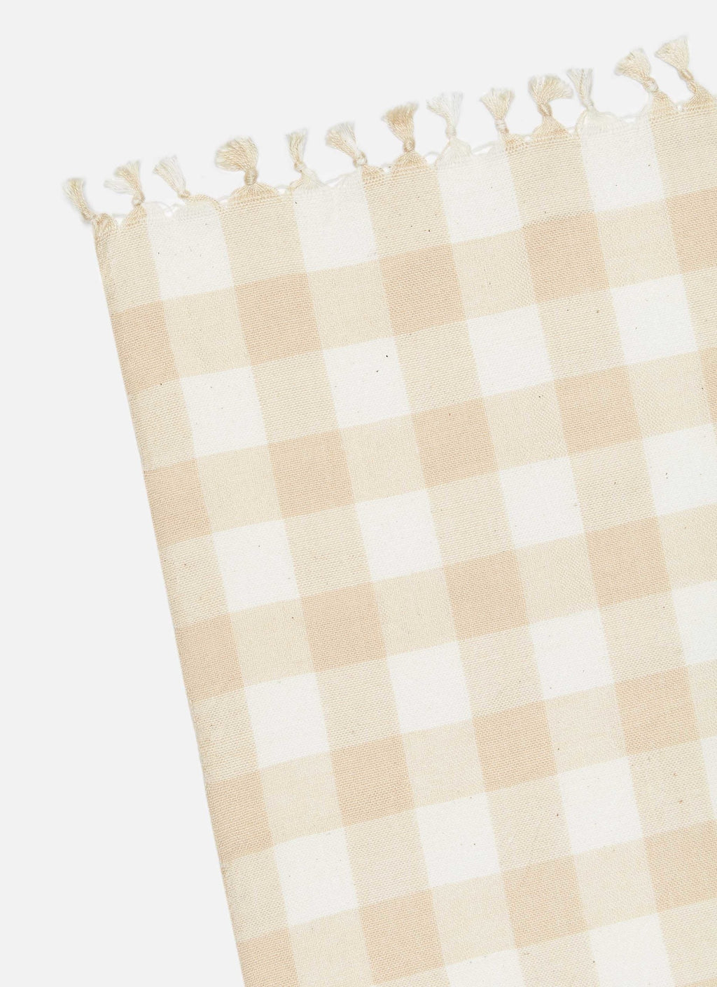 GINGHAM - Cream Tablecloth