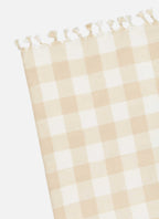 GINGHAM - Cream Tablecloth