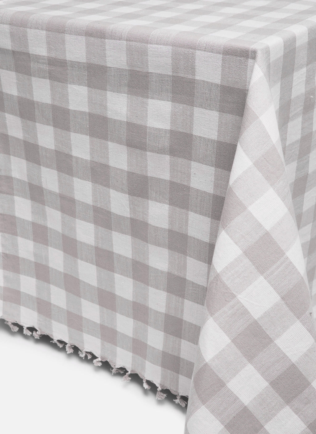 GINGHAM - Dove Tablecloth