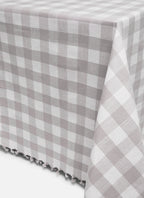 GINGHAM - Dove Tablecloth