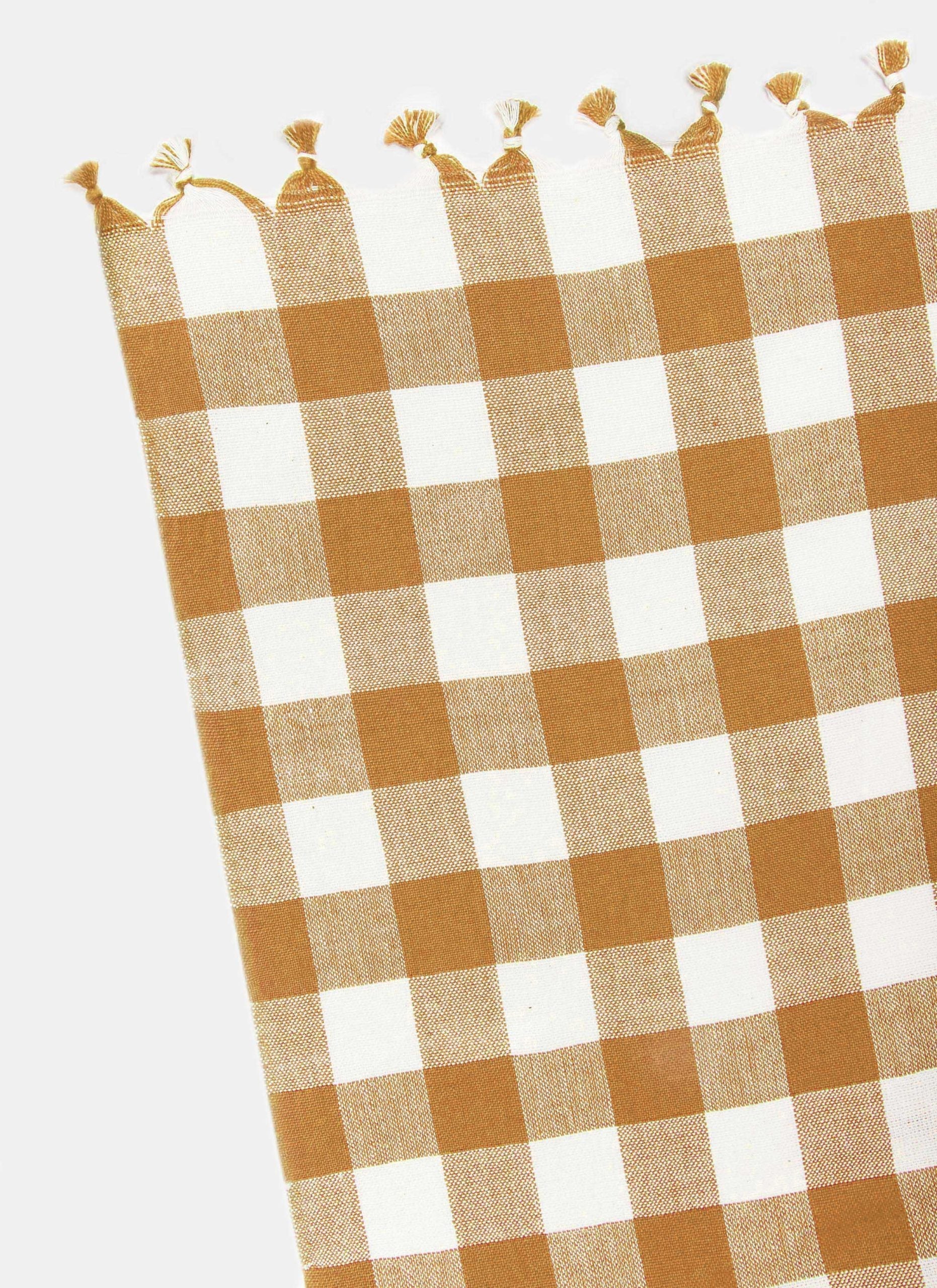 GINGHAM - Goldenrod Tablecloth