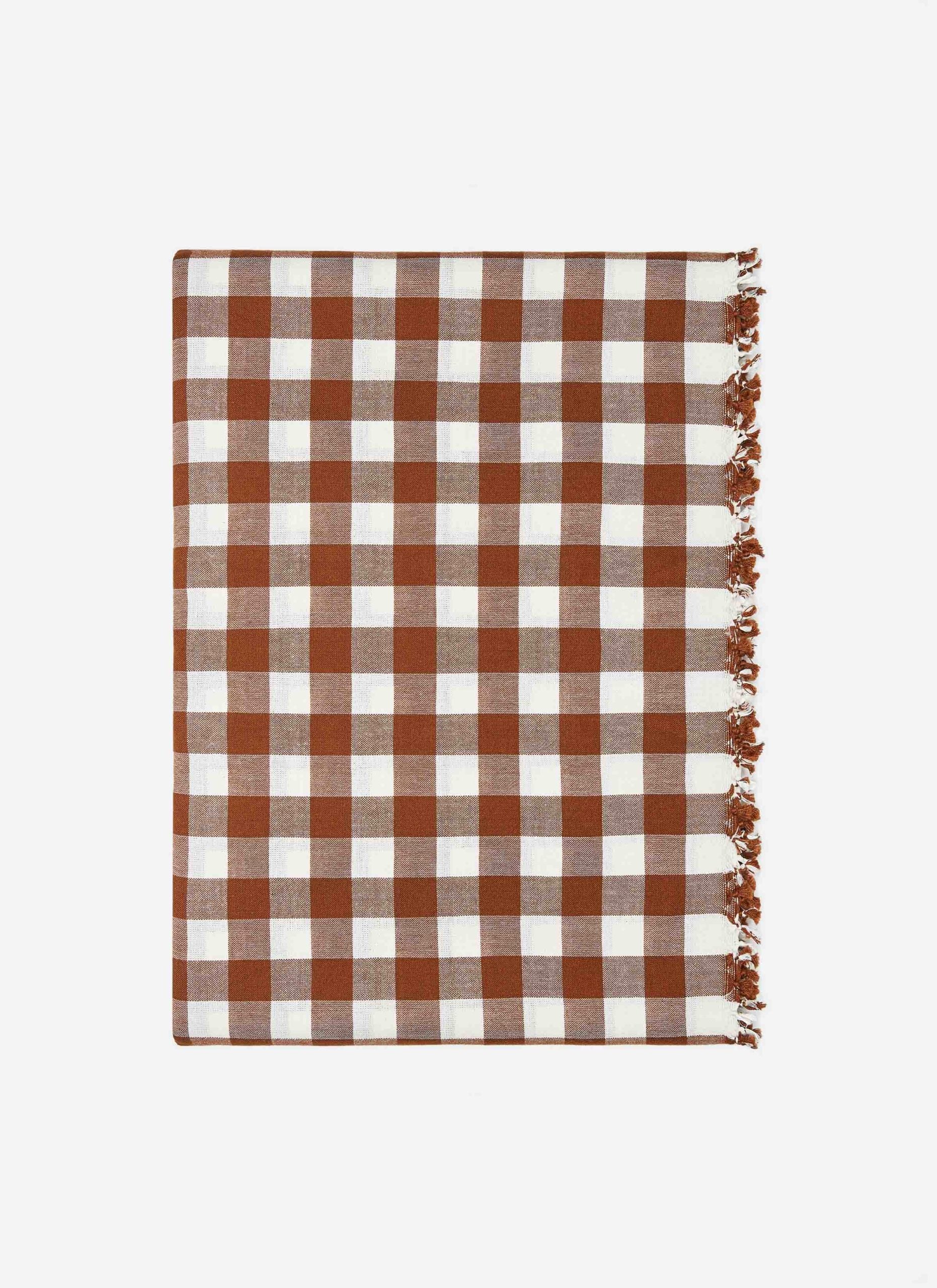 GINGHAM - Nutmeg Tablecloth