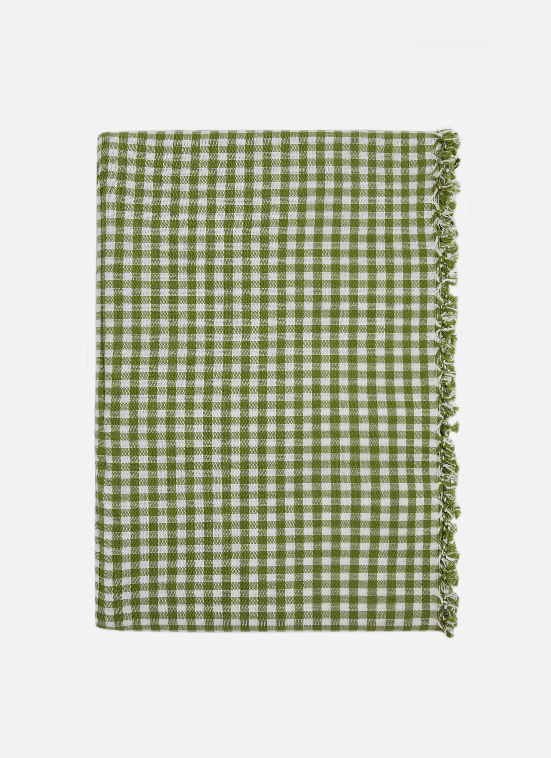 MINI GINGHAM - Olive Tablecloth