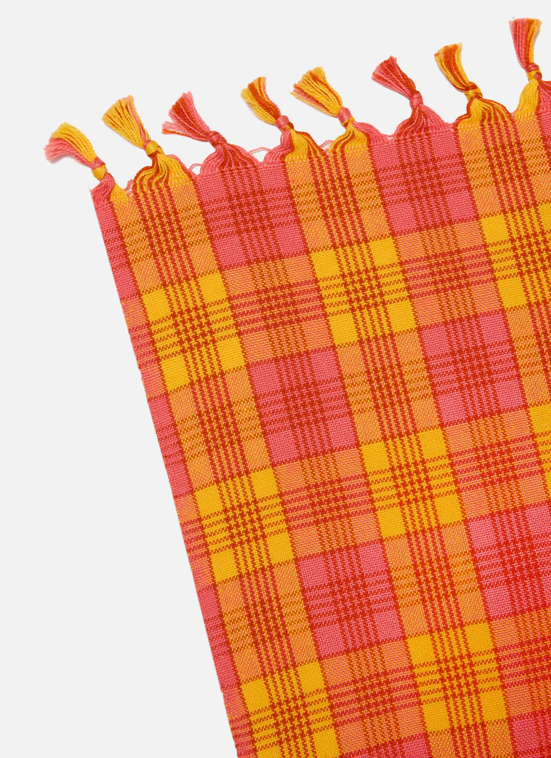 NANTUCKET PLAID - Citrus Tablecloth