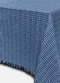 SOHO - Two Toned Indigo Tablecloth