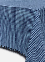SOHO - Two Toned Indigo Tablecloth