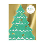 Christmas Tree With Bows Napkins (x16)