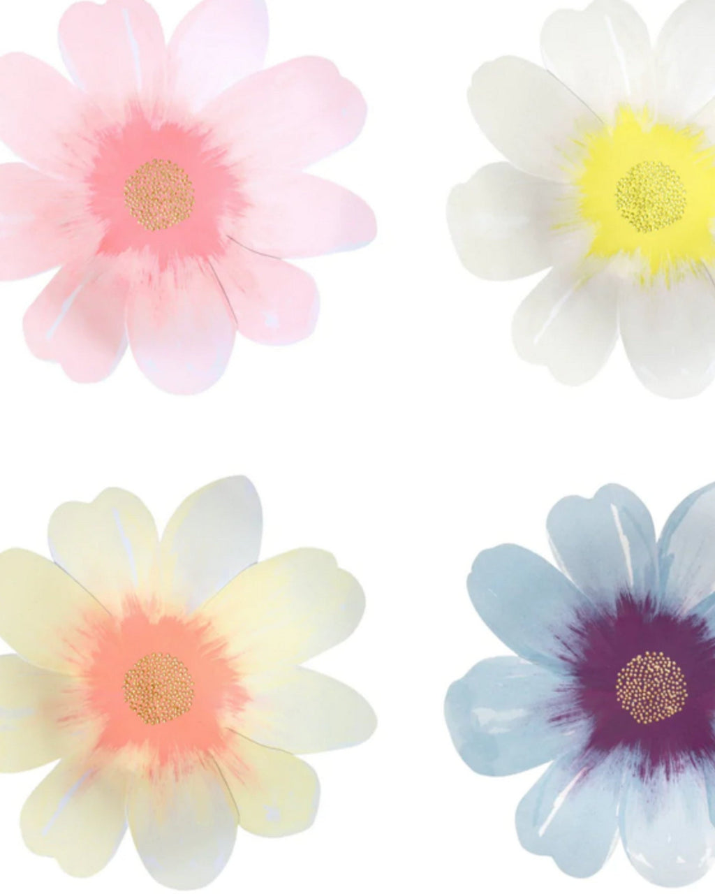 Flower Garden Large Plates