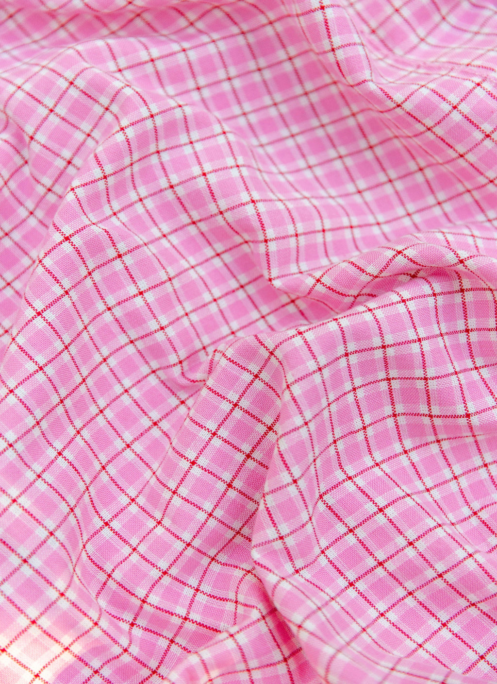 ROSIE PLAID - Pink Tablecloth