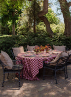 CANDY GINGHAM - Pink Tablecloth