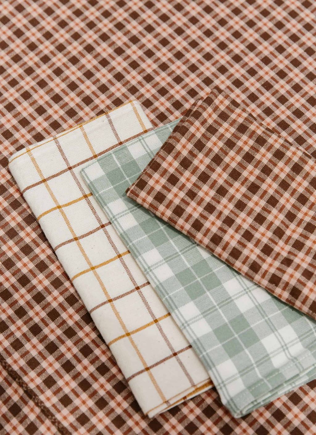HUDSON PLAID - Sienna Napkins