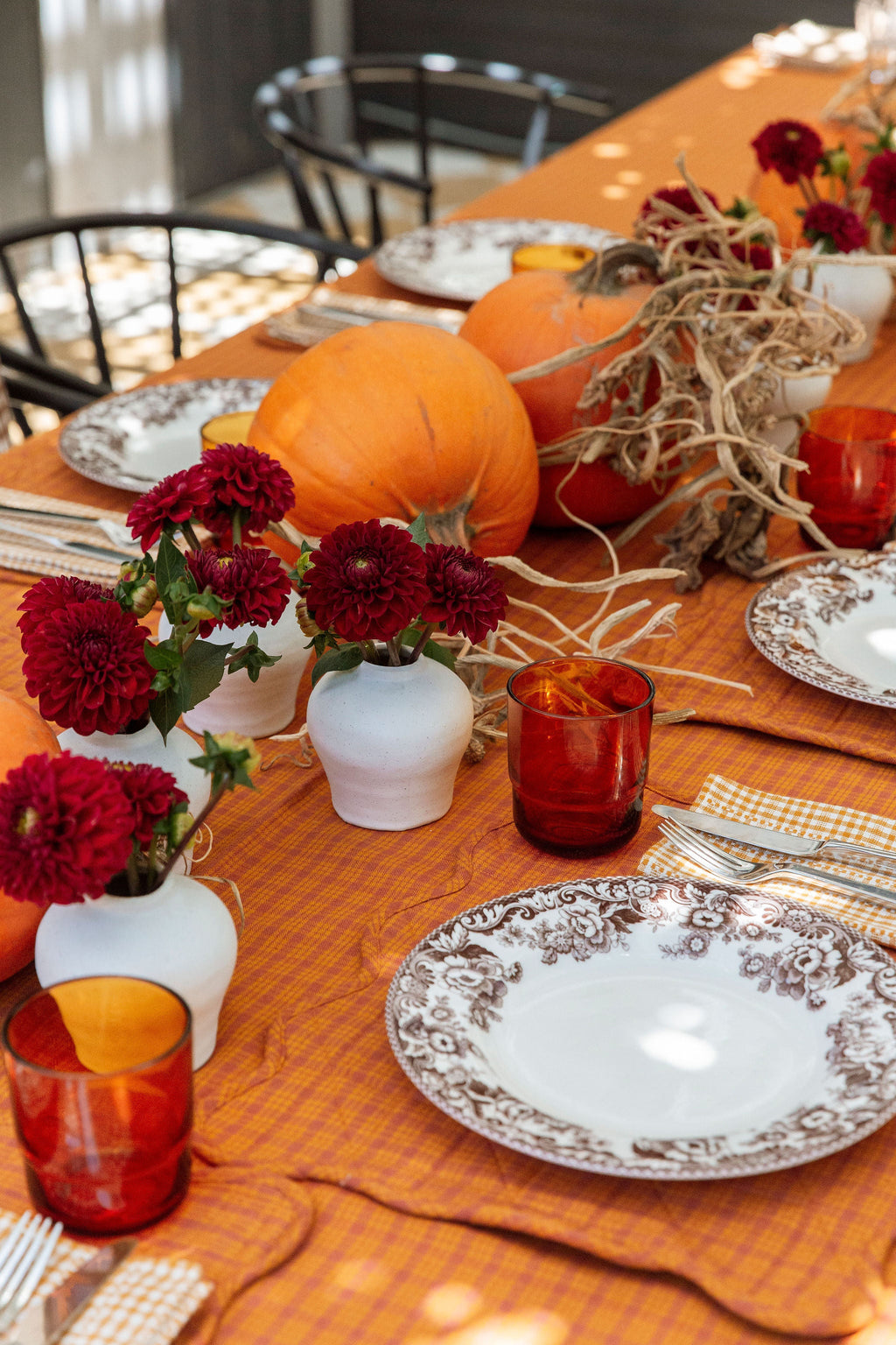 KATHERINE PLAID - Saffron Tablecloth
