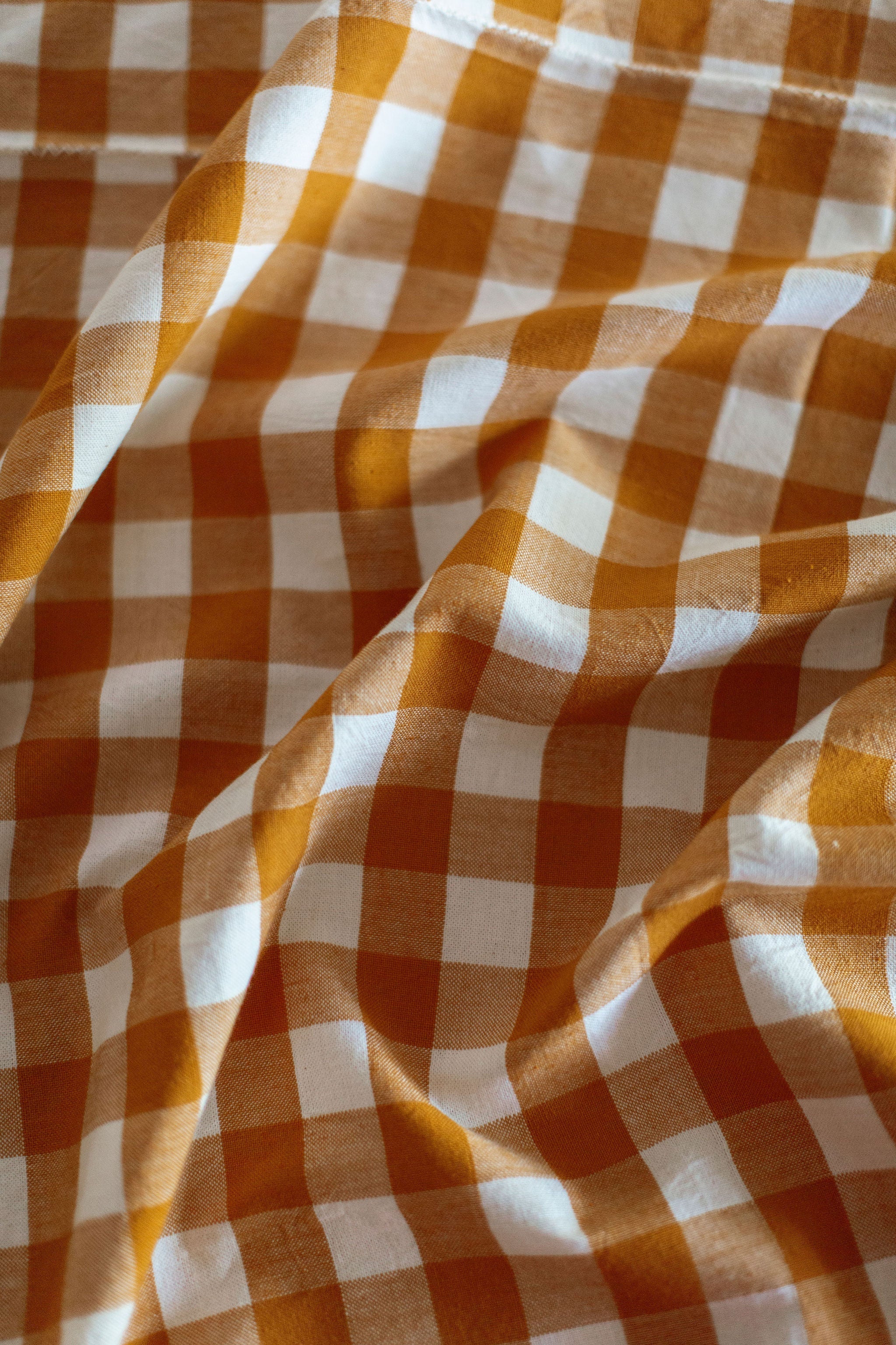 GINGHAM - Goldenrod Tablecloth