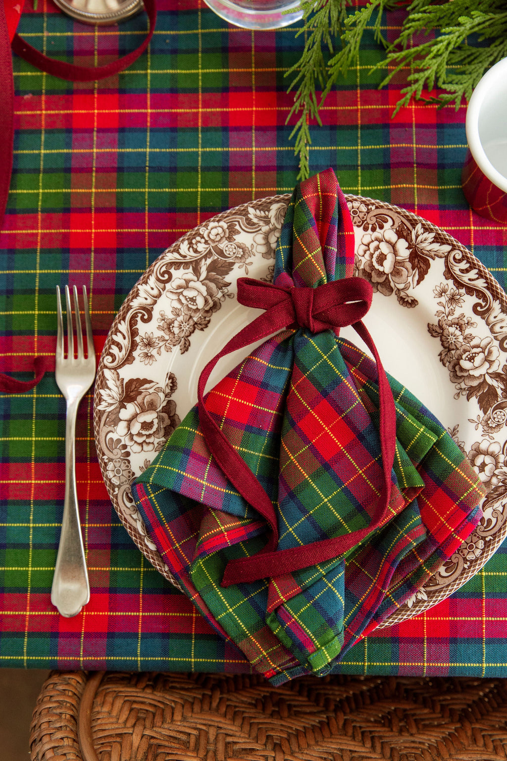 HOLLY PLAID -  Multi Color Napkins