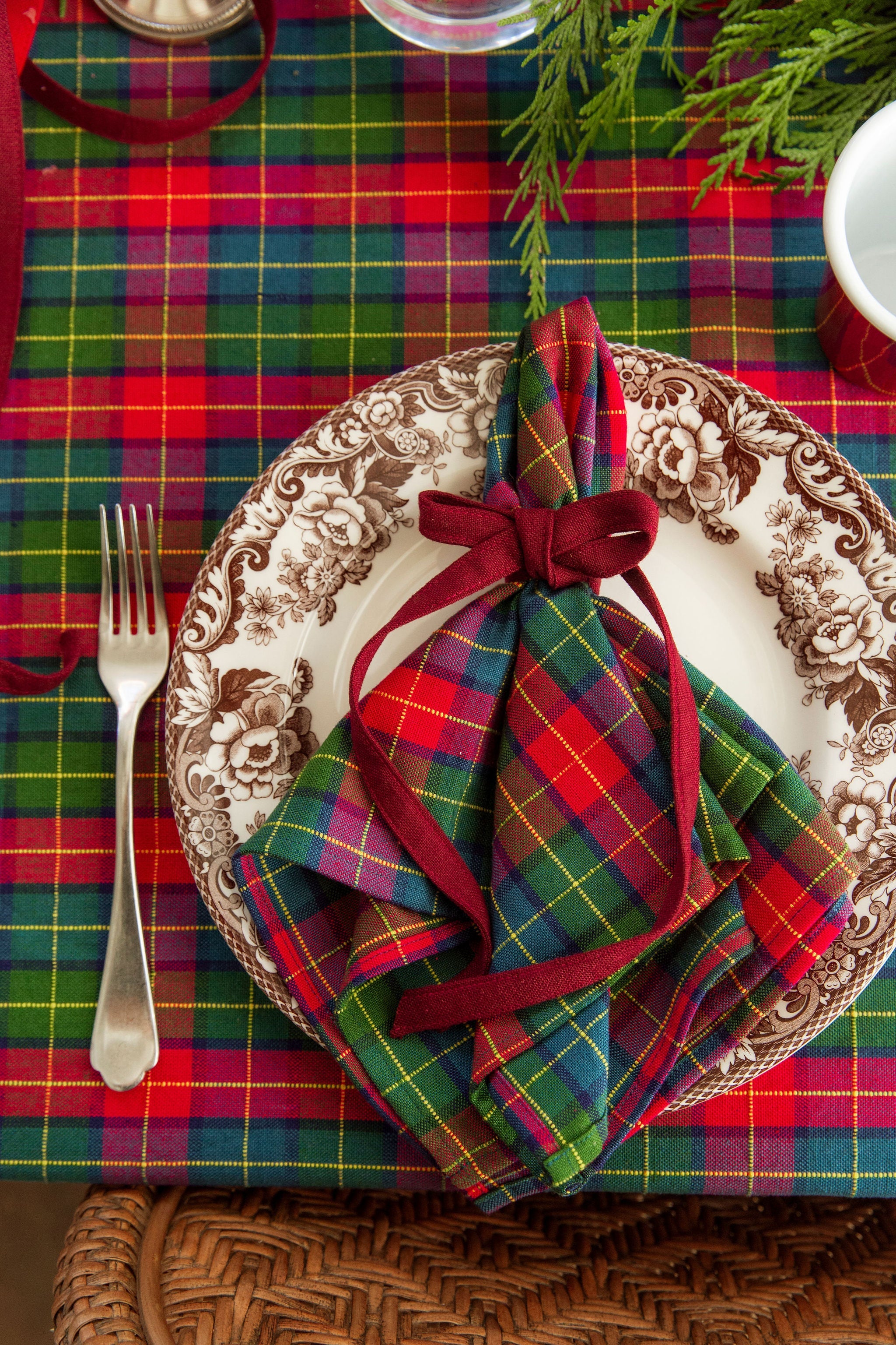 HOLLY PLAID -  Multi Color Napkins