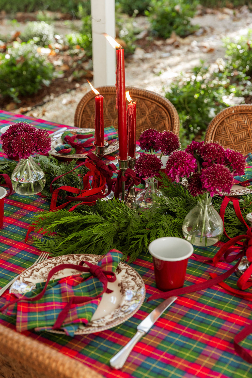 HOLLY PLAID -  Multi Color Napkins