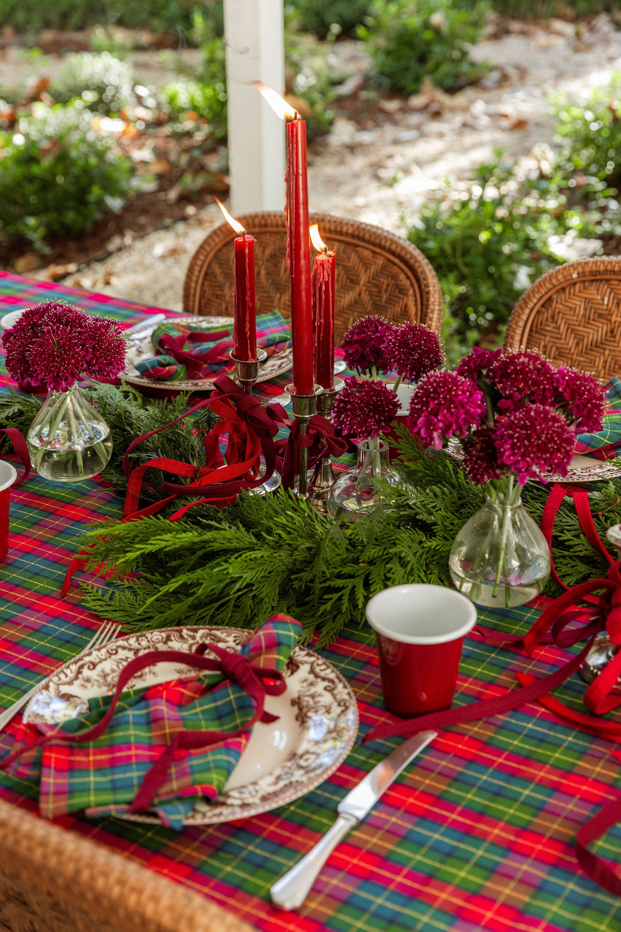 HOLLY PLAID -  Multi Color Napkins