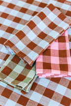 CANDY GINGHAM - Mint Napkins