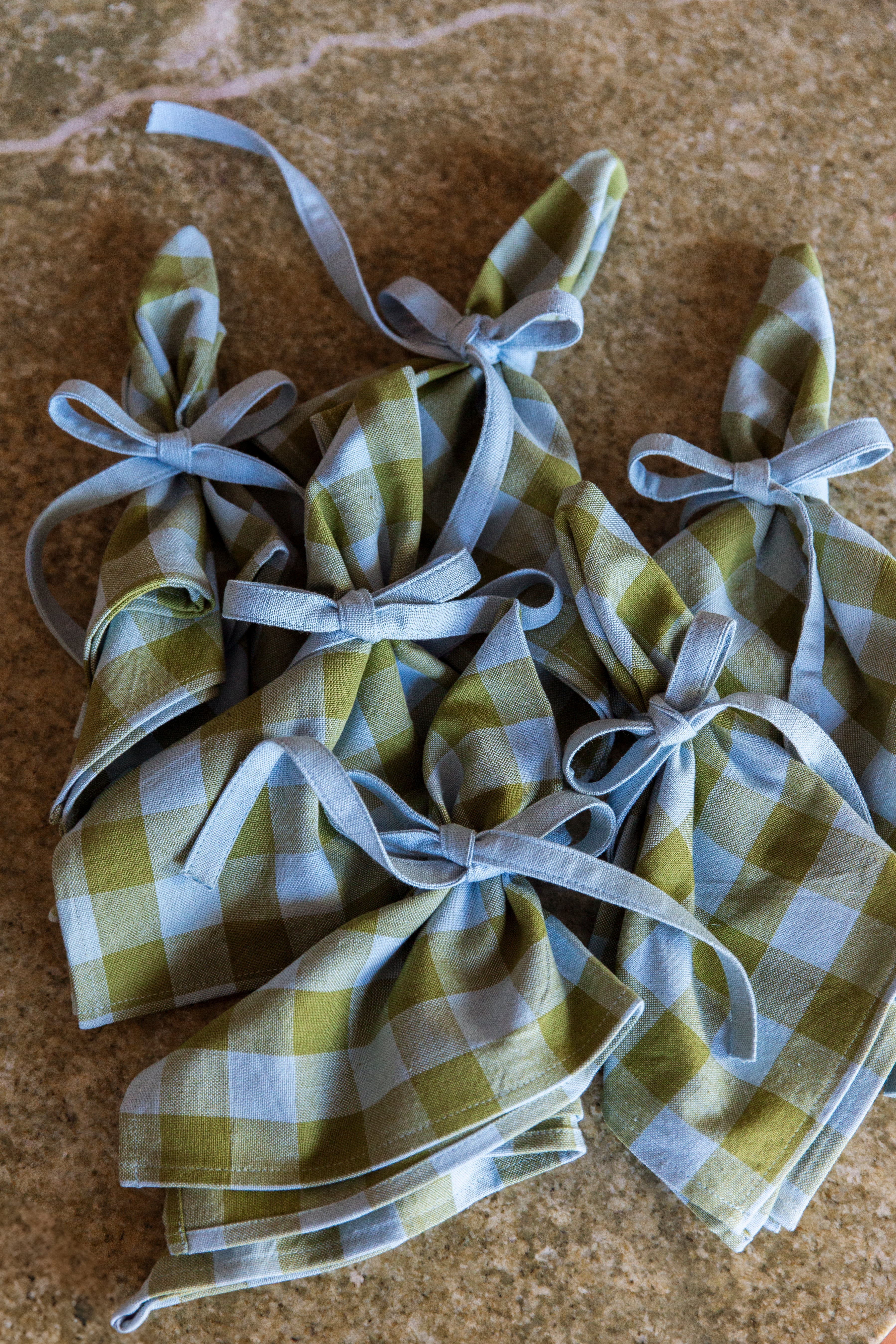 GINGHAM - Moss Napkins