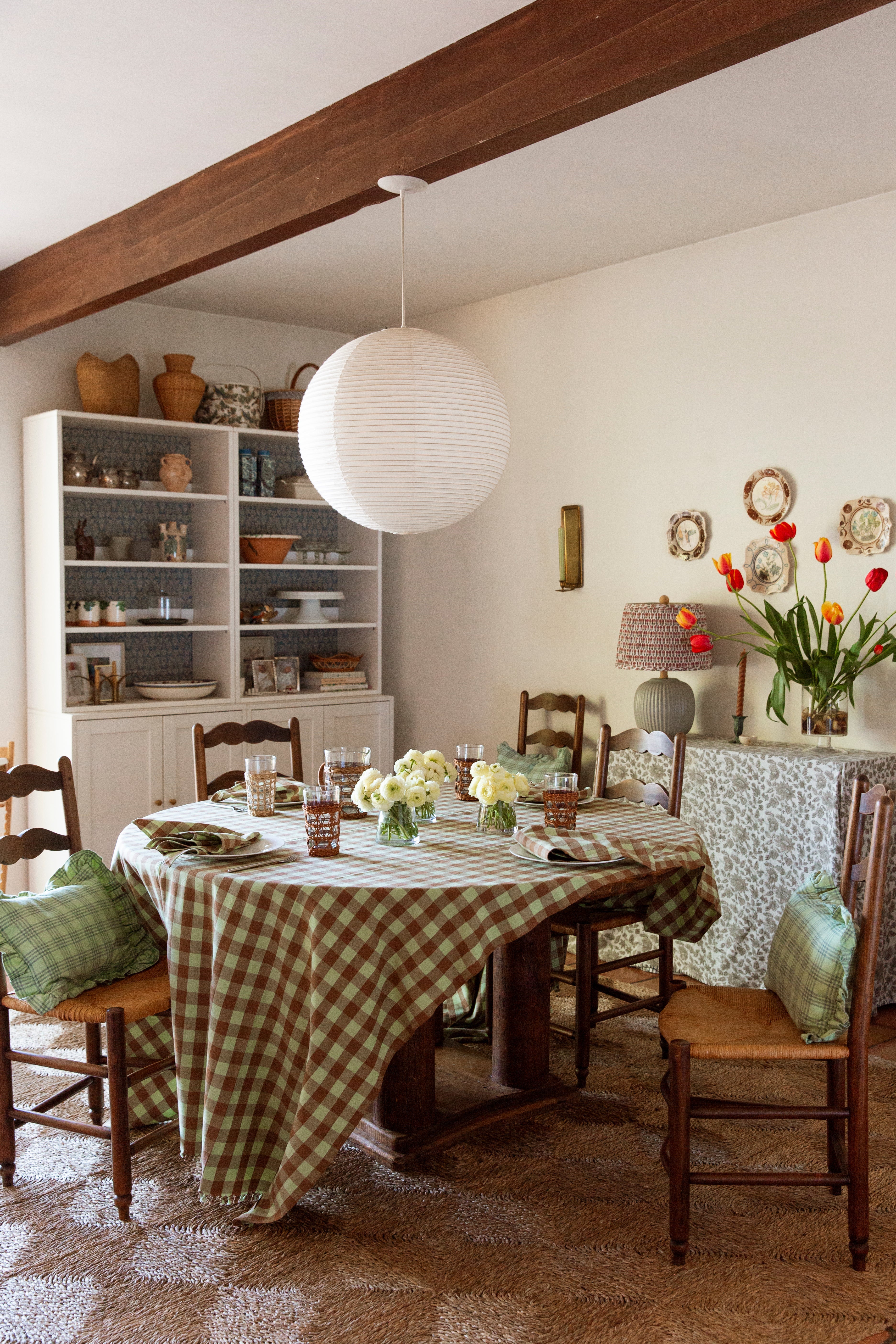 GINGHAM - Avocado Tablecloth