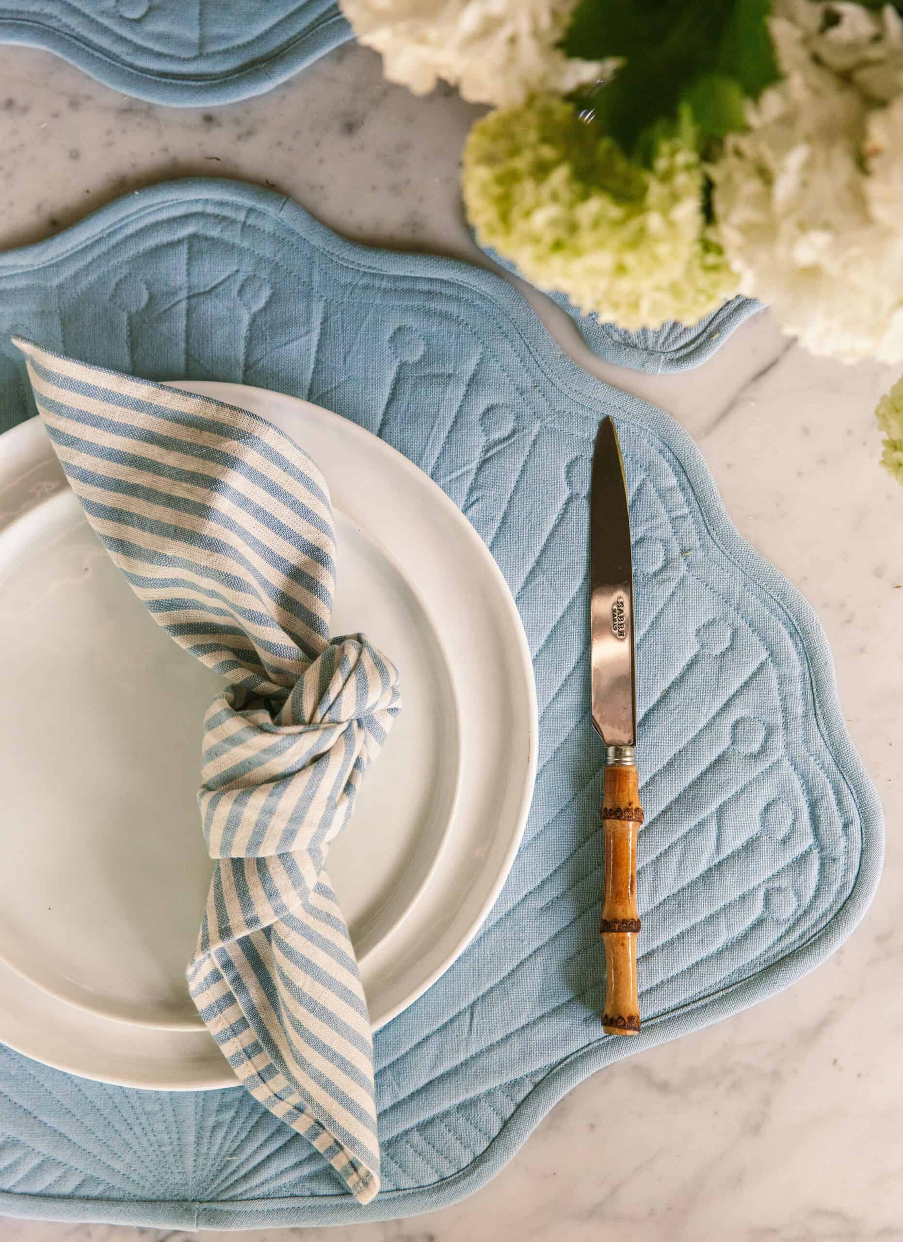 BLUE - Quilted Shell Placemat